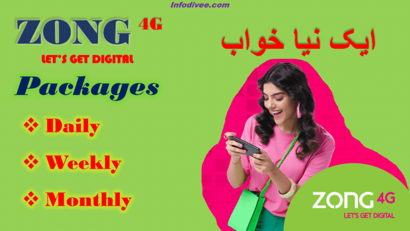 Zong internet Packages Daily,weekly & Monthly-2024